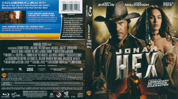 Jonah Hex (Blu-ray) dvd cover