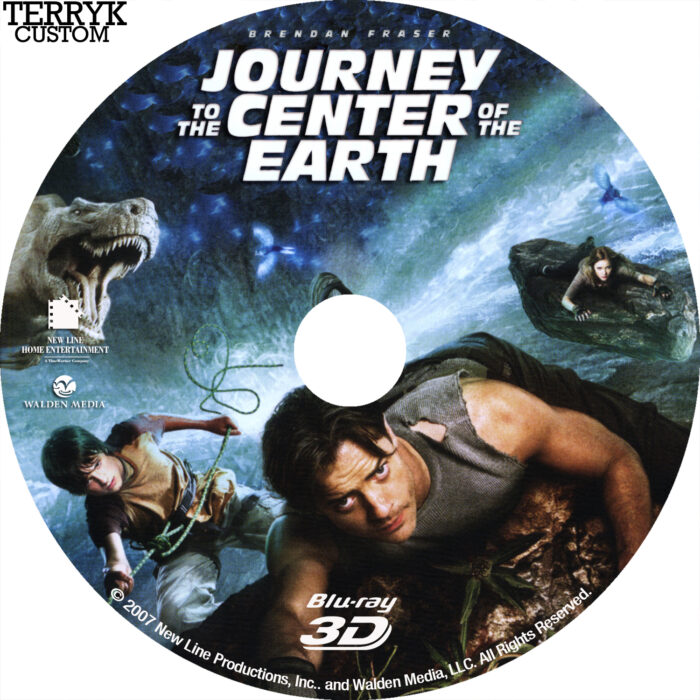 Journey to the Center of the Earth (Blu-ray) 3D Label