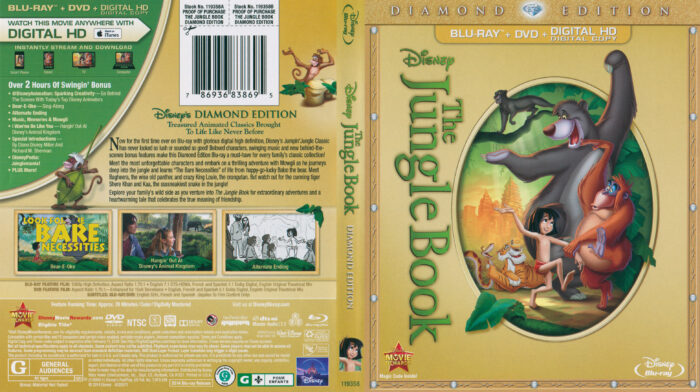 The Jungle Book dvd cover