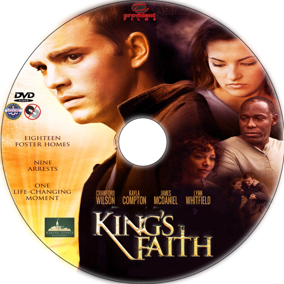 King's Faith dvd label