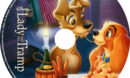 Lady and the Tramp (1955) Custom Blu-Ray DVD Label