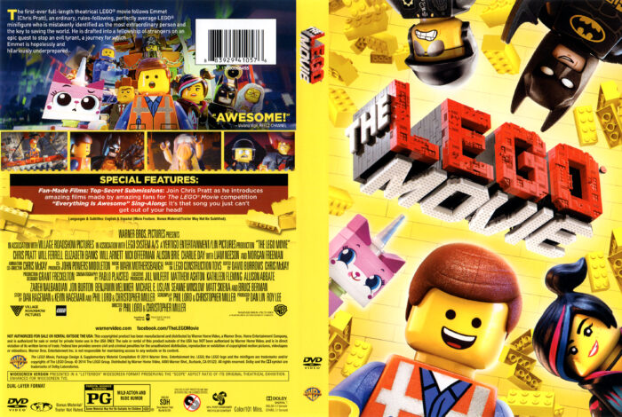 Lego Movie dvd cover