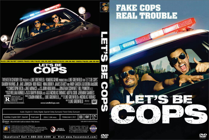 Let's Be Cops dvd cover