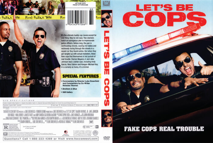 Let's Be Cops dvd cover