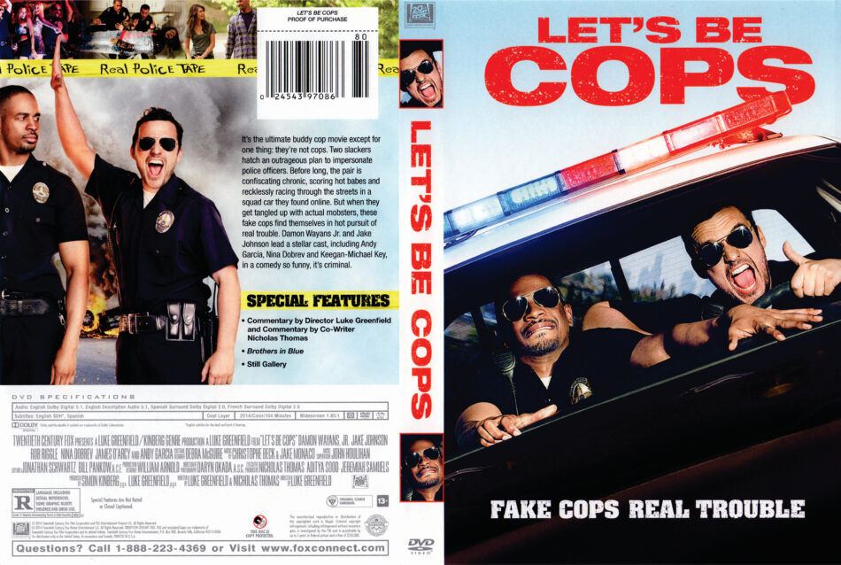 Let's Be Cops DVD Cover (2014) R1