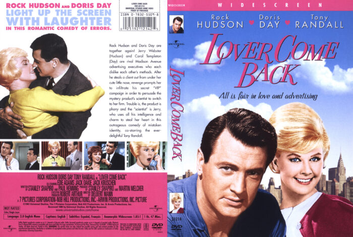 Lover Come Back dvd cover