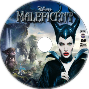 maleficent dvd label