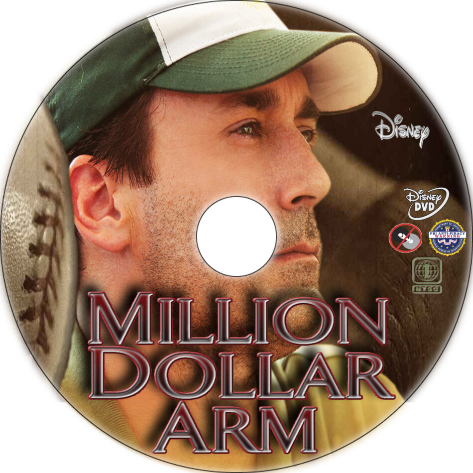 Million Dollar Arm dvd label