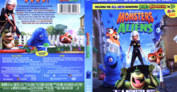 Monsters VS Aliens (Blu-ray) dvd cover