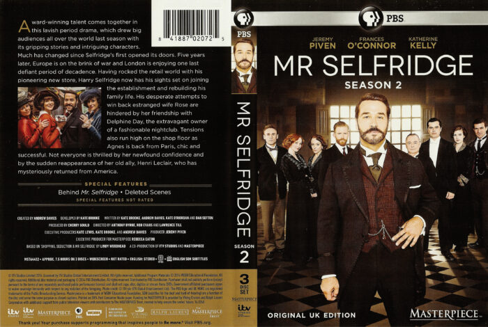 Mr Selfridge season 2 dvd cover