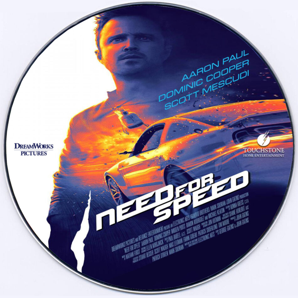 need for speed dvd label