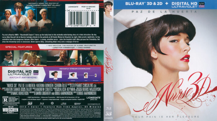 Nurse 3D (Blu-ray) dvd cover