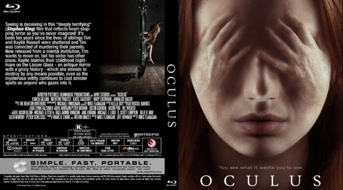 oculus blu-ray dvd cover