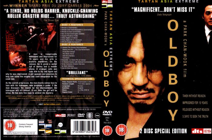 Oldboy dvd cover