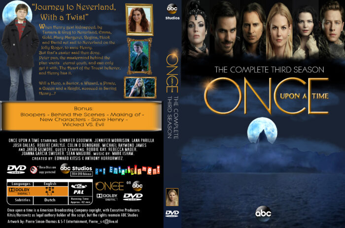 Once Upon A Time - The Complete Third Season dvd cover