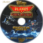 Planes: Fire & Rescue dvd label