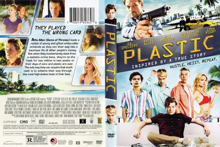 Plastic dvd cover