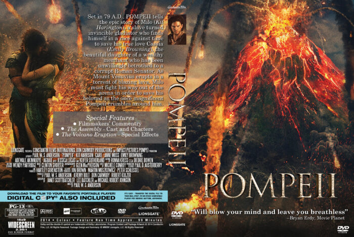 Pompeii Custom DVD Cover