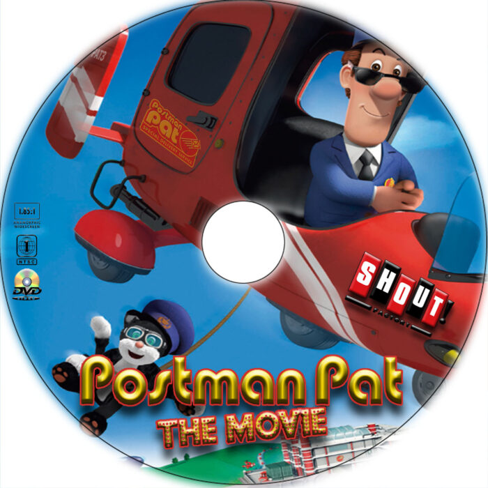Postman Pat: The Movie dvd label