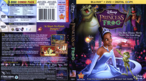 The Princess and the Frog blu-ray dvd cover