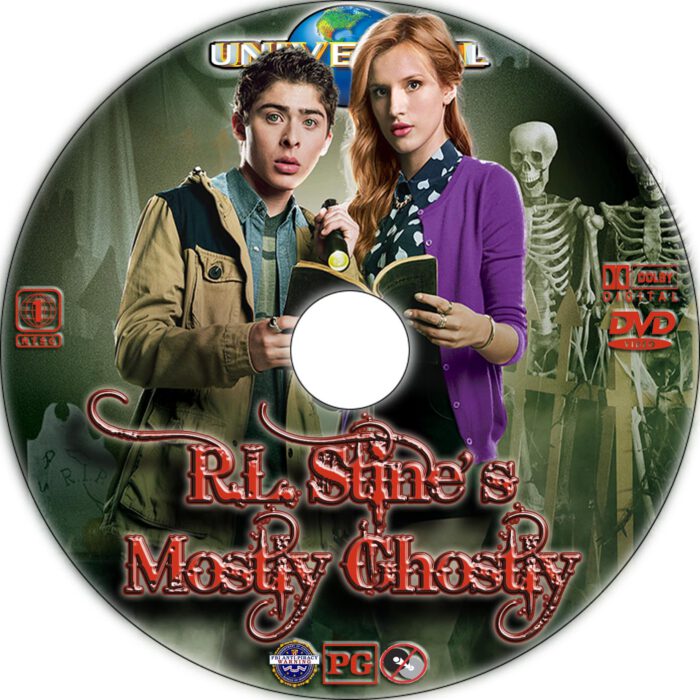 Mostly Ghostly dvd label