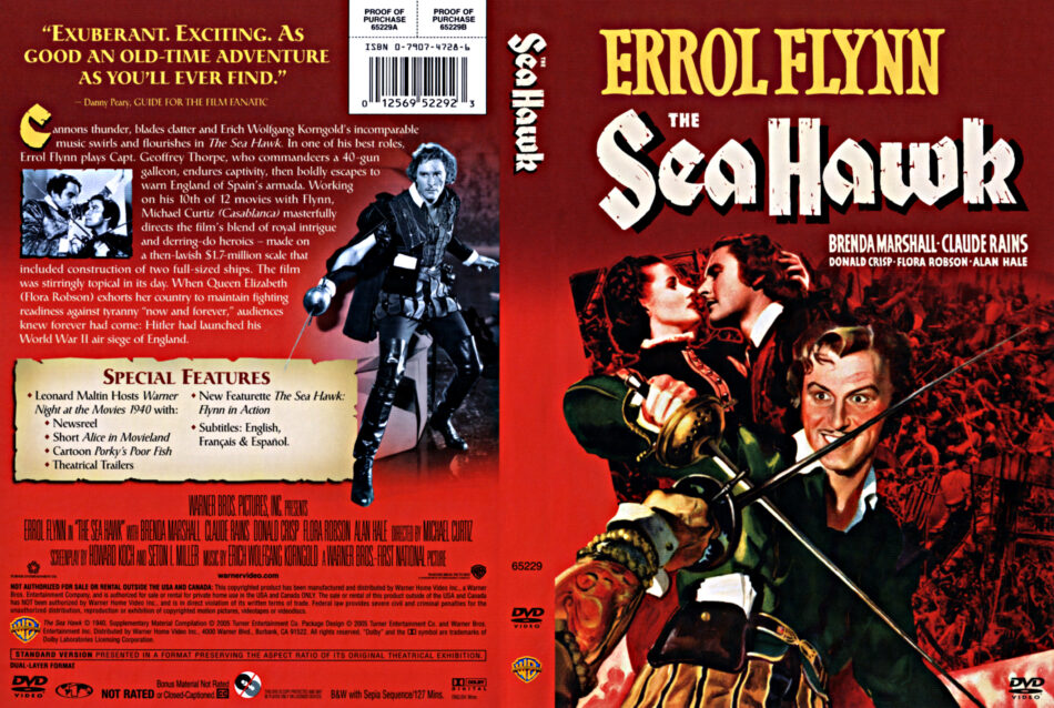 The Sea Hawk dvd cover