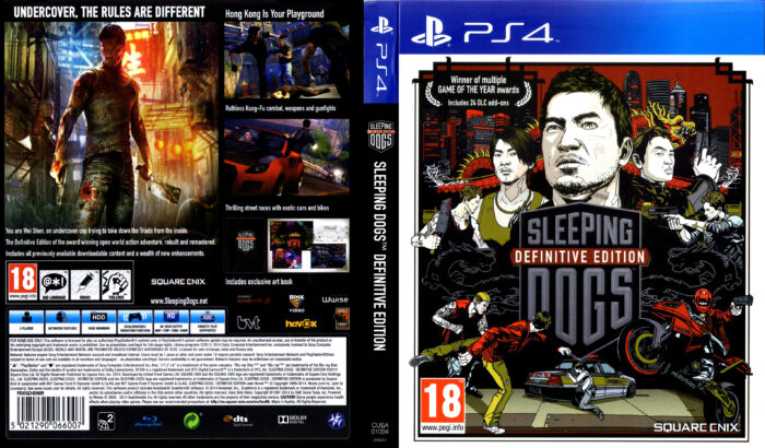 Sleeping Dogs - Definitive Edition dvd cover