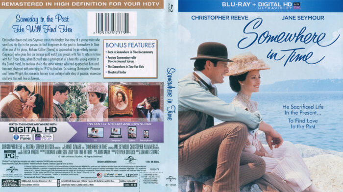 Somewhere In Time (Blu-ray) dvd cover