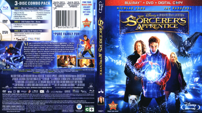 Sorcerer's Apprentice, The (Blu-ray) dvd cover
