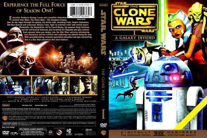 Star Wars - The Clone Wars 01 - Season I dvd cover
