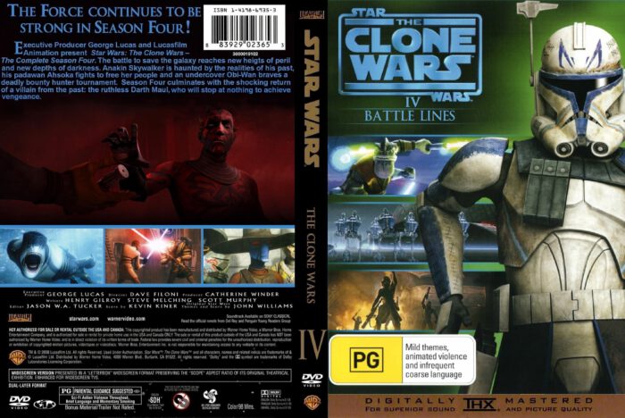 Star Wars: The Clone Wars season 4 dvd cover