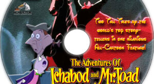The Adventures of Ichabod and Mr. Toad dvd label