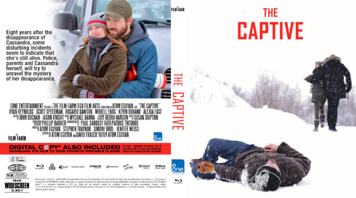 The Captive blu-ray dvd cover
