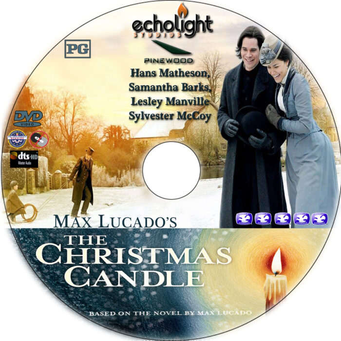 The Christmas Candle dvd label