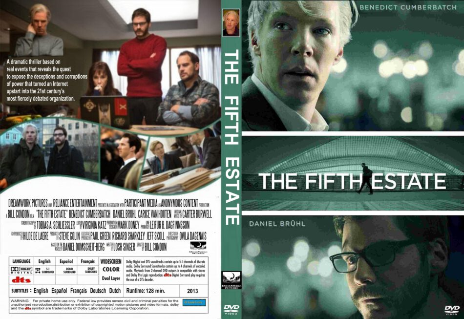 The Fifth Estate dvd cover