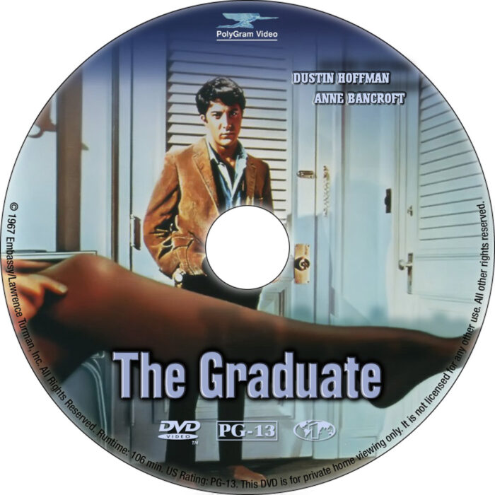 The Graduate dvd label
