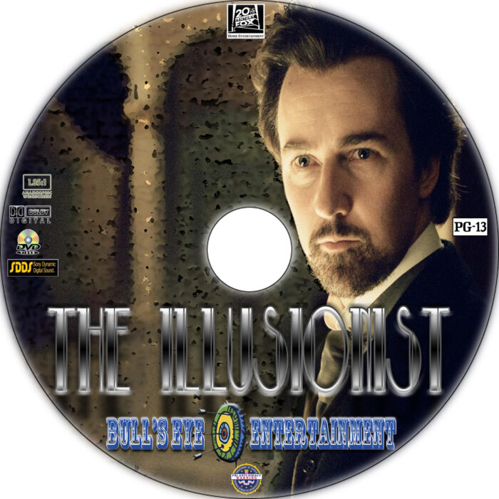 The Illusionist dvd label