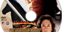 The Legend of Zorro dvd label