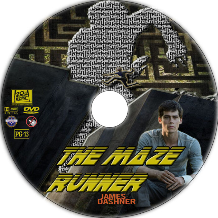 the maze runner dvd label