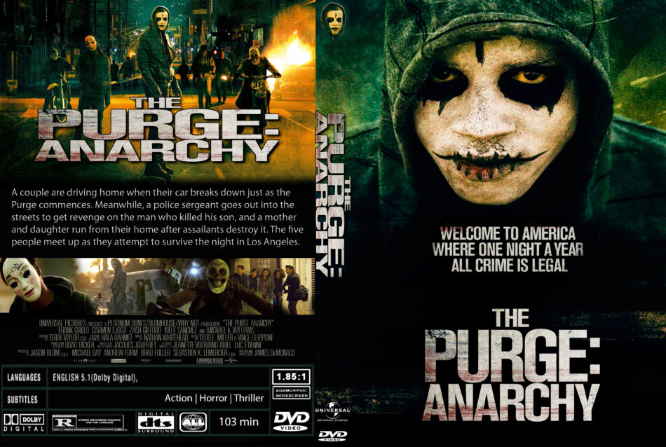 The Purge Anarchy dvd cover