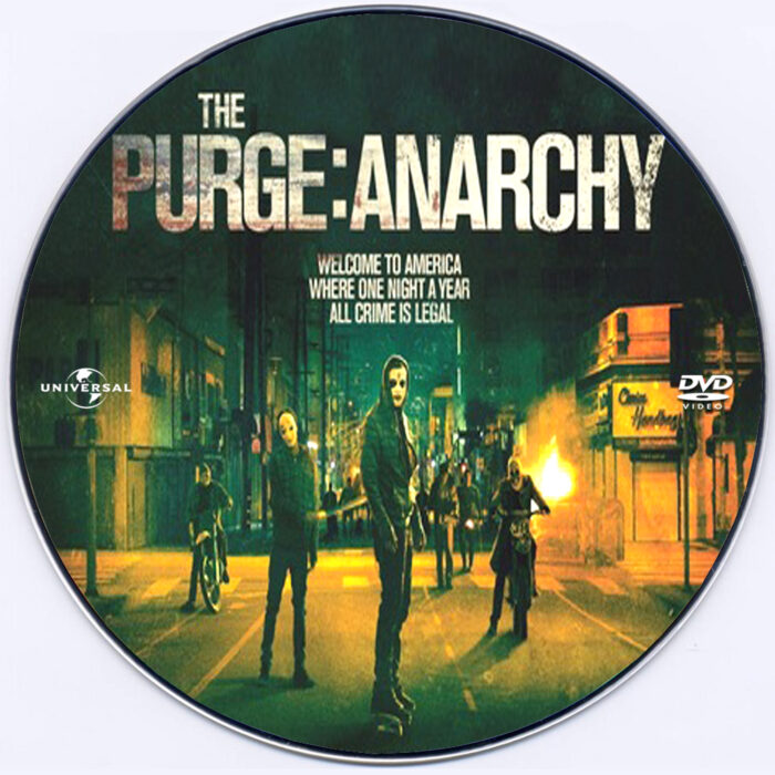 The Purge: Anarchy dvd label
