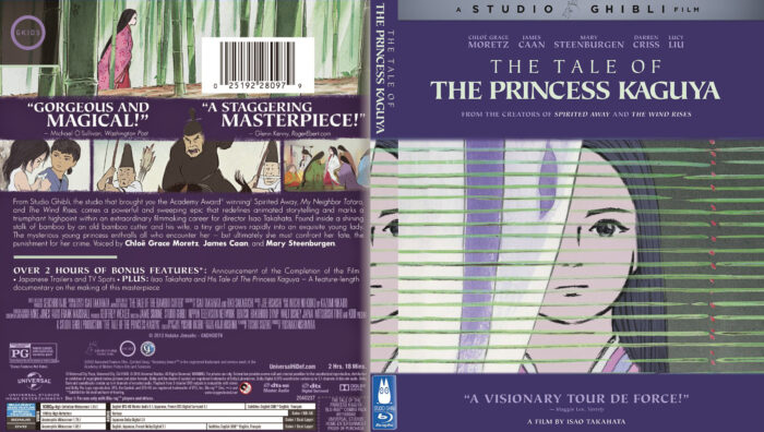 The Tale of The Princess Kaguya BLURAY COVER