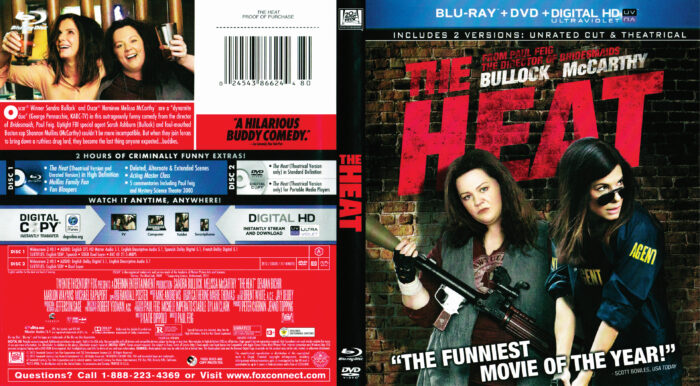 The Heat blu-ray dvd cover