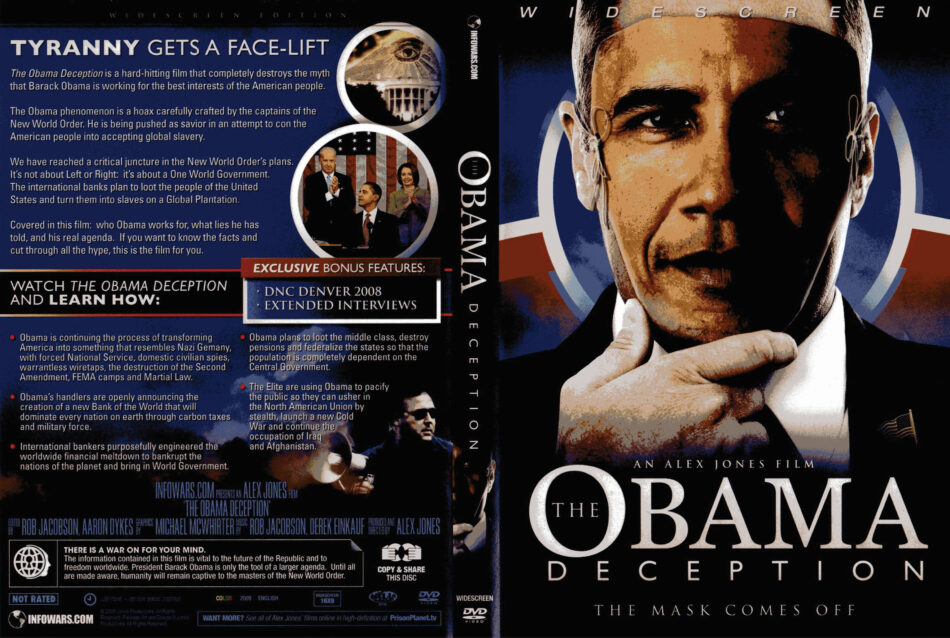 The Obama Deception: The Mask Comes Off dvd cover