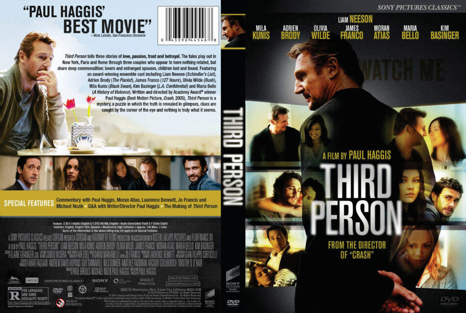 Third Person dvd cover
