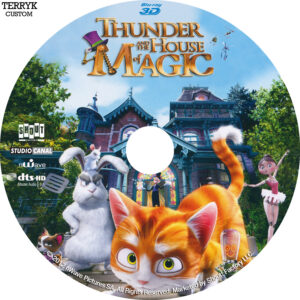Thunder and the House of Magic (Blu-ray) Custom 3D Label
