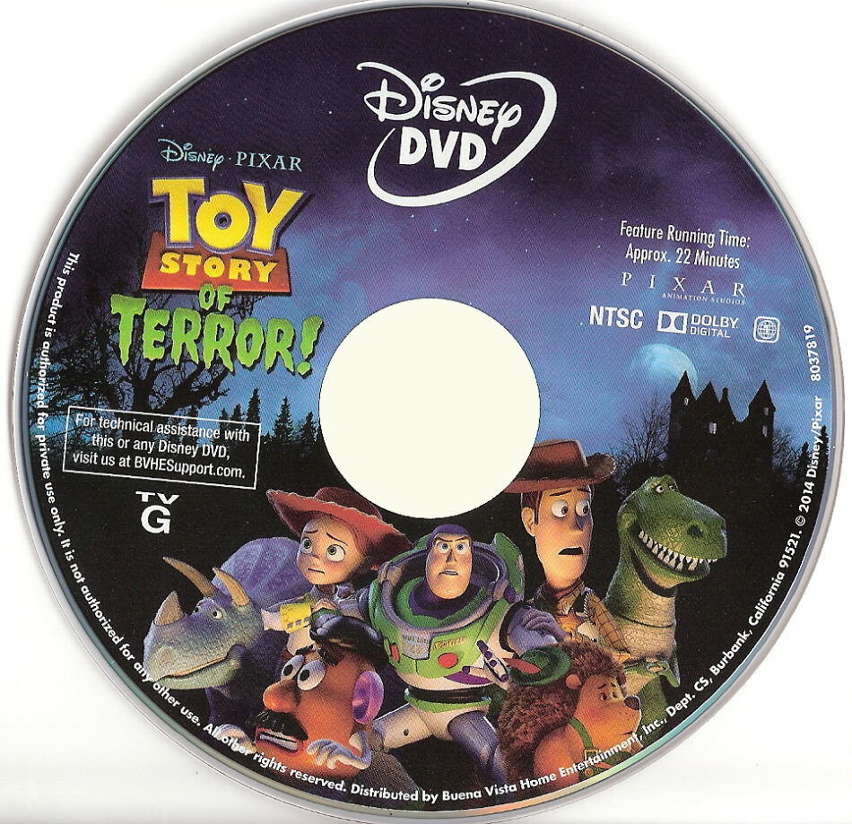toy story of terror dvd cover
