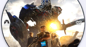 Transformers: Age of Extinction dvd label