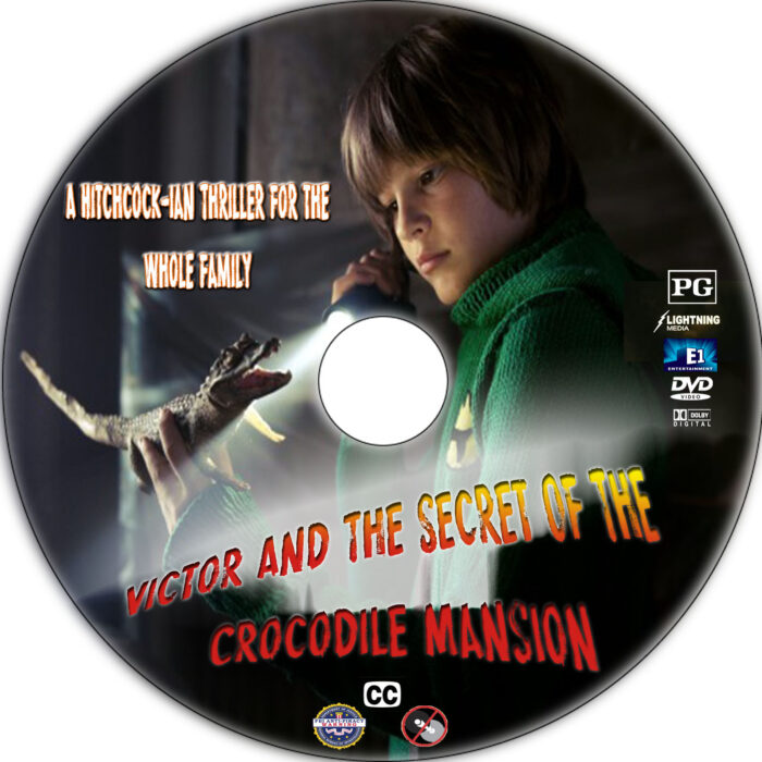 Victor and the Secret of Crocodile Mansion dvd label