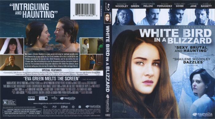 White Bird in a Blizzard blu-ray dvd cover